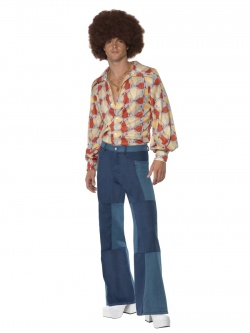 Kostým Disco Kalhoty - Jeanové