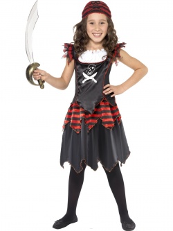 Dětský kostým Statečná pirátka 