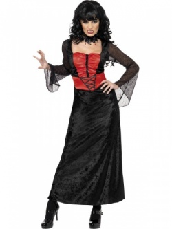 Kostým Vampírka - černé šaty